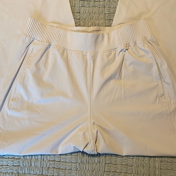 Lululemon Ecru Wide Leg Joggers Size M - Picture 4 of 8